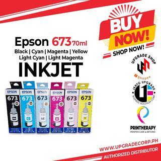 Original Epson T673 Black/Cyan/Magenta/Yellow/Light Cyan/Light Magenta | Per Piece