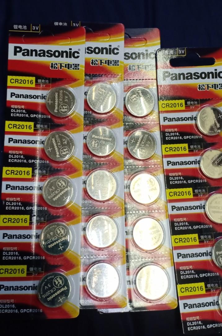 PANASONIC Lithium Battery 3V (Category: Batteries & Chargers) located in Pateros City. Submitted by starry__night__20951 (Listing ID 1131085572, Image 1). Description: Lihtium Ion Battery 3V CR2016 Widely used in: Car Key fob remote Watch LED flashlight LED reading glasses Garage door openers Smoke detectors TPMS Laptop Calculator And so on... 60/pc #VerifiedSeller.