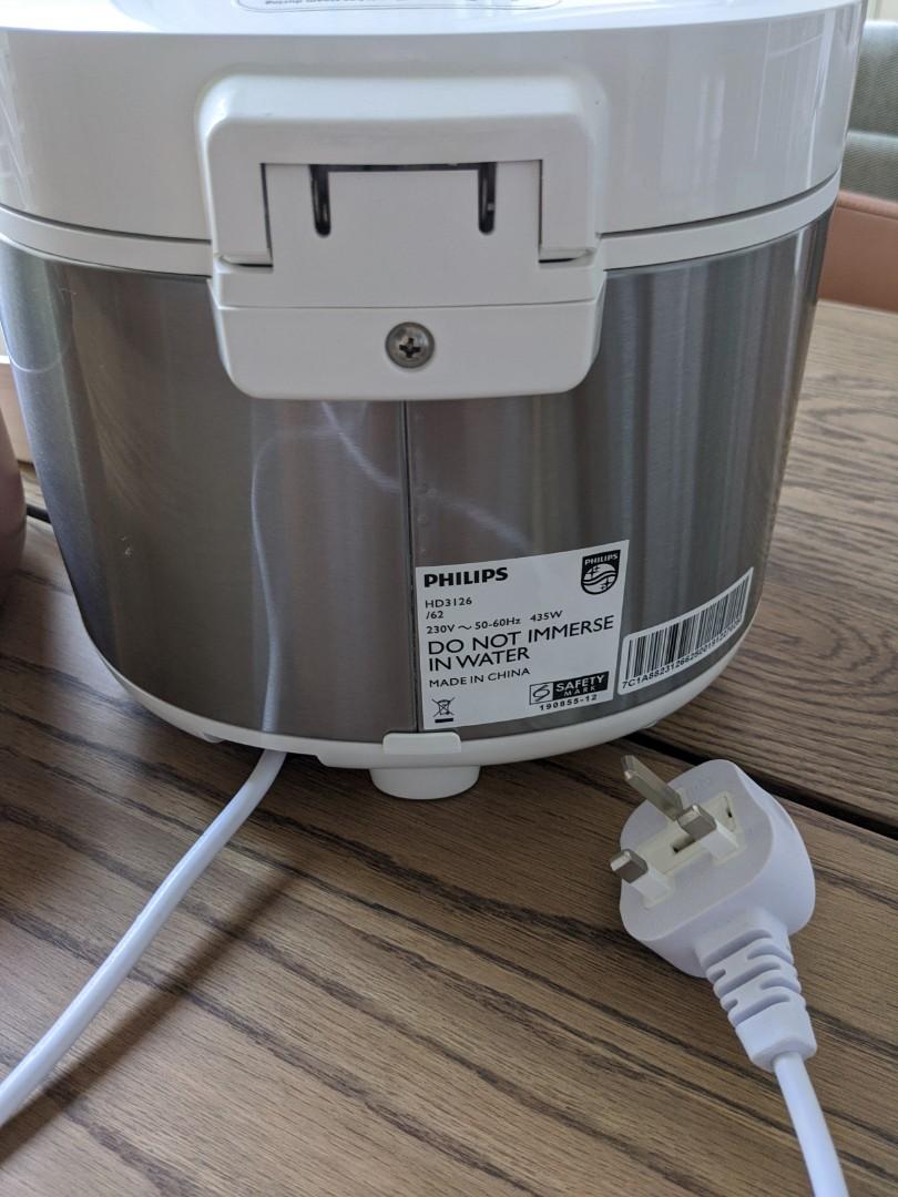 Philips HD3126 Rice Cooker, 1.0 Litre, serves up to 6 people, TV & Home