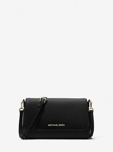 Medium saffiano leather convertible crossbody sale