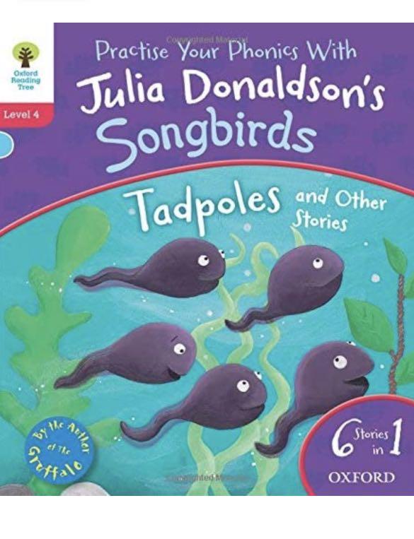 Practice Phonics with Julia Donaldson’s Songbirds(Tadpoles and other