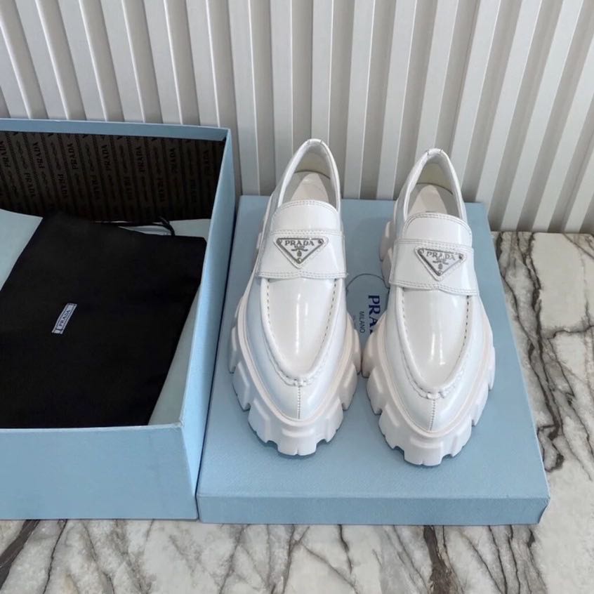 Prada hotsell monolith white