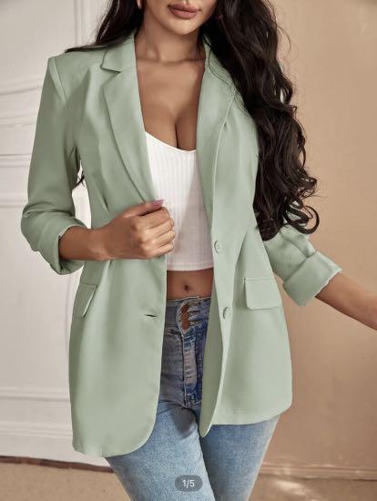 Blazer mint top green