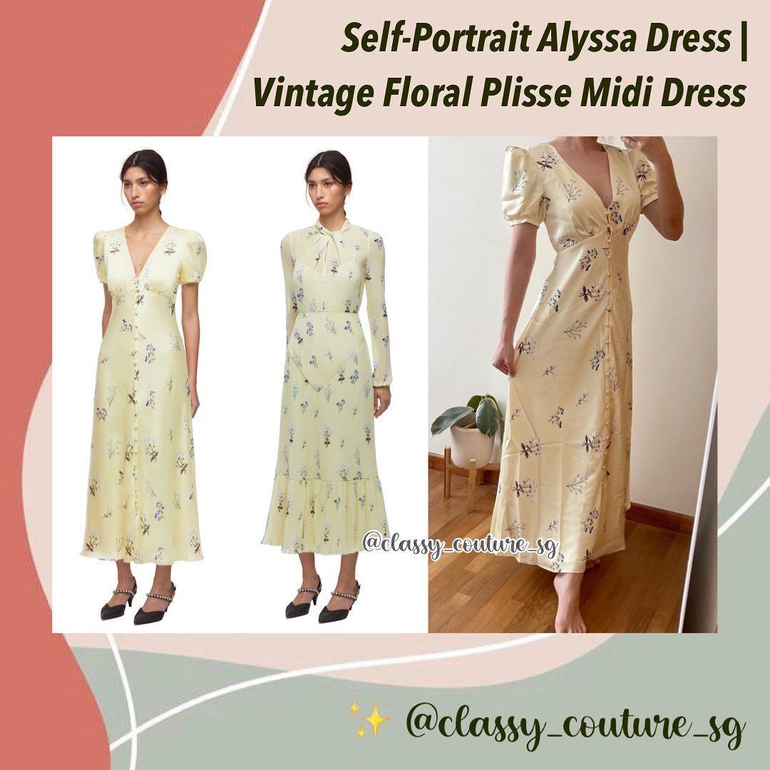 RECO Authentic Self Portrait Alyssa Dress Vintage Floral