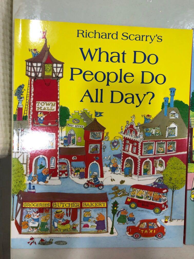 Richard Scarry and Usborne Wind up ladybird , Hobbies & Toys, Books