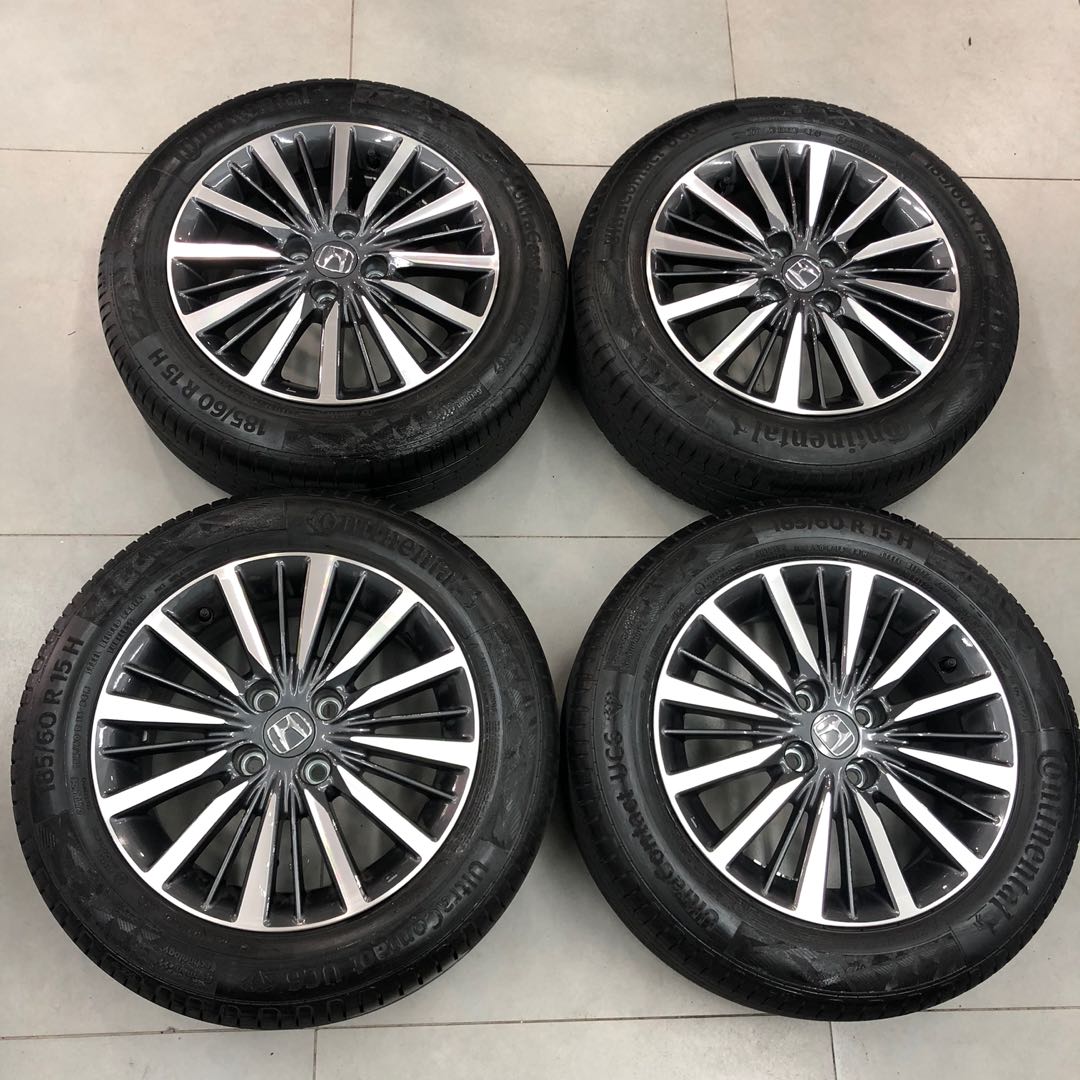 Rim Honda City GN2 15 inci siap tayar, Auto Accessories on Carousell