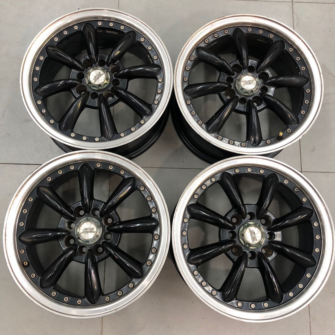 RIM WATANABE 15X6.5JJ PCD100/110 KANCIL, Auto Accessories on Carousell