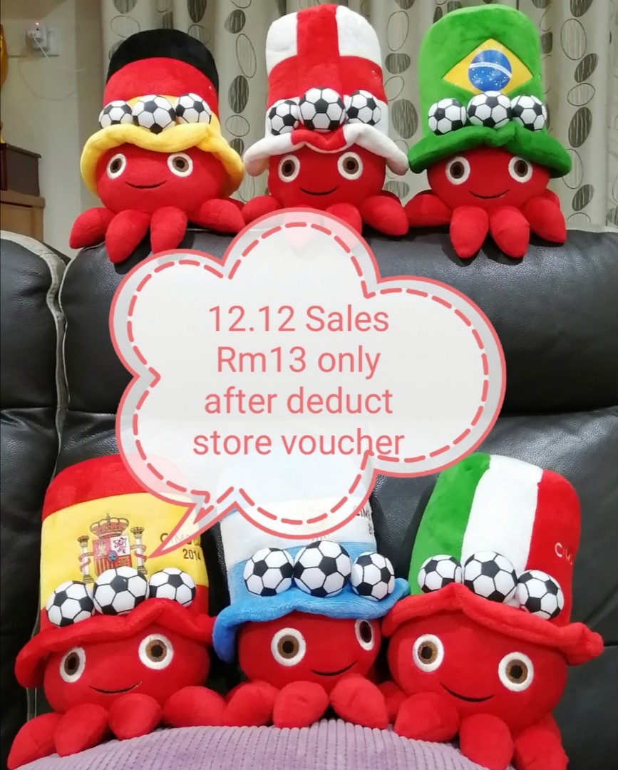 Cimb octopus soft toy 2018 top