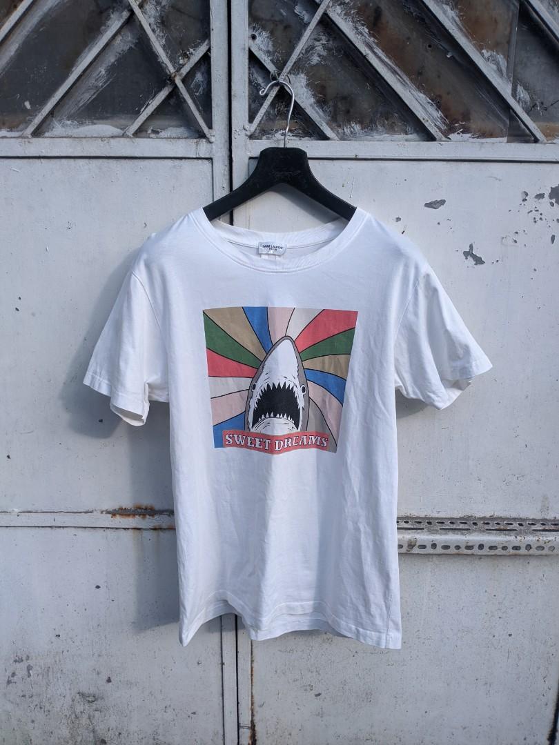 saint laurent shark tee