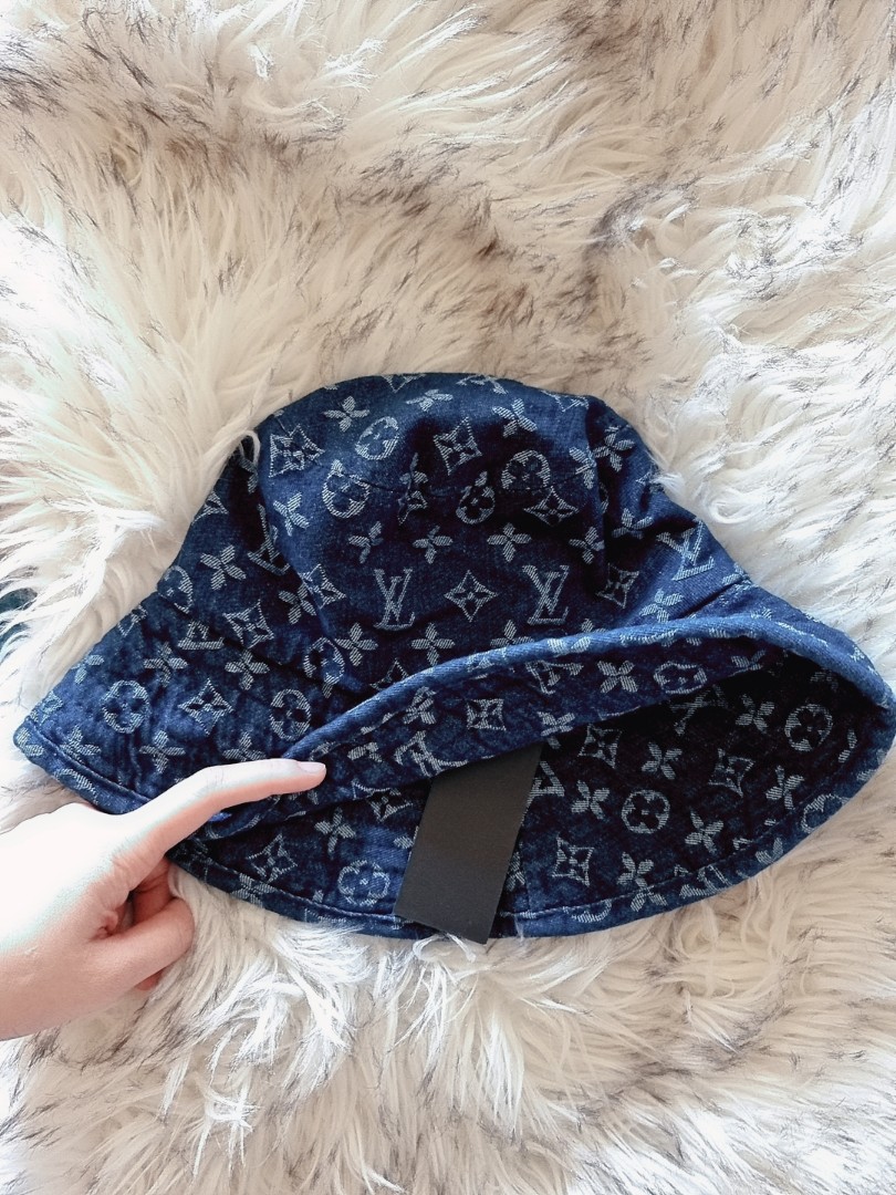 Louis Vuitton Monogram Denim Bucket Hat 