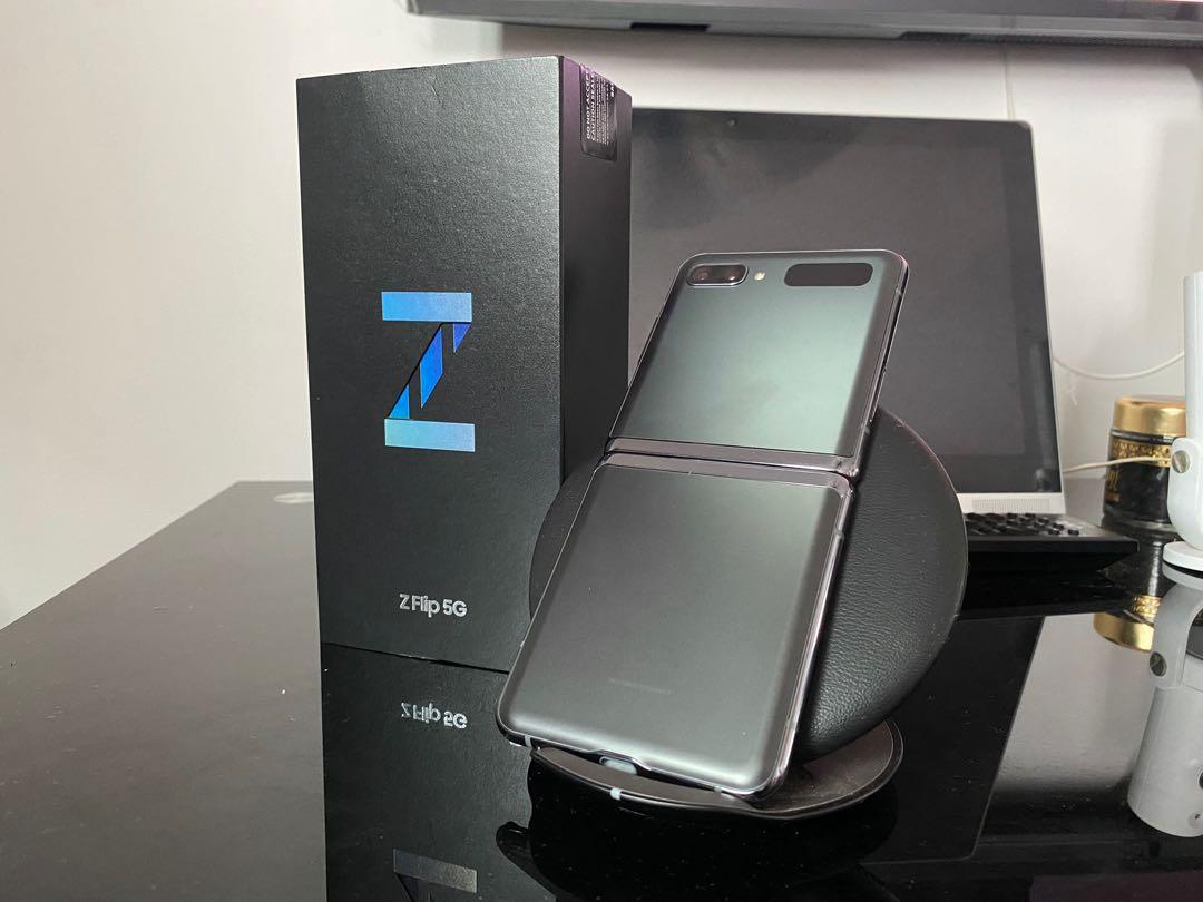 Samsung z flip2 5G ( FULL SET ) 256GB, Mobile Phones & Gadgets, Mobile ...