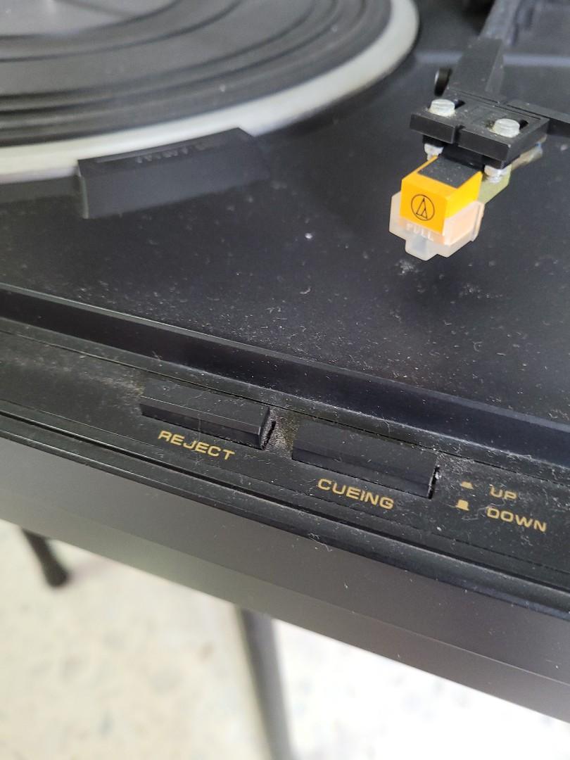 Sherwood belt drive turntable PD701B vintage retro with audio technica