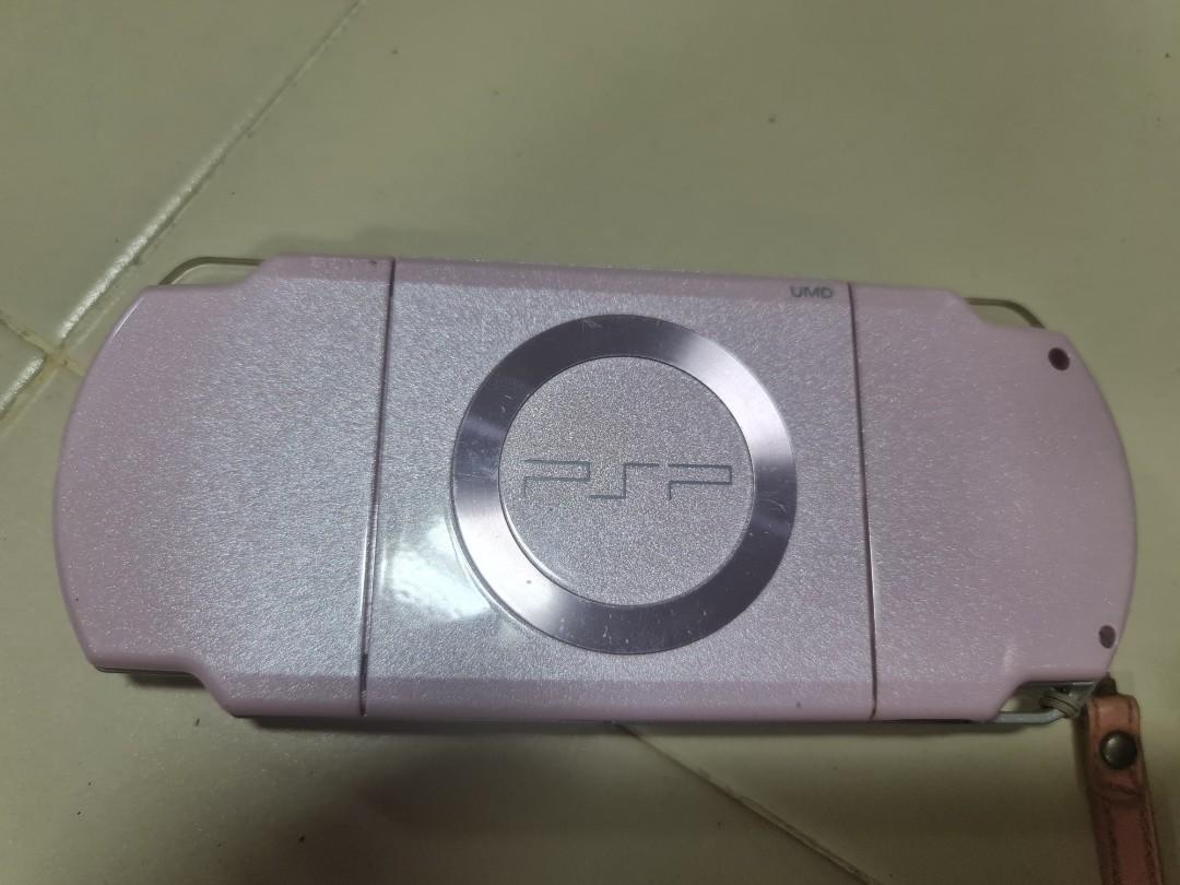 Sony psp pink with game, Video Gaming, Video Game Consoles, PlayStation