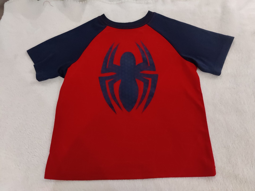 spider man dri fit shirt, Babies & Kids, Babies & Kids Fashion on Carousell