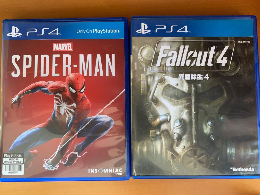 Spider Man Fallout 4 遊戲機 遊戲機遊戲 Playstation Carousell