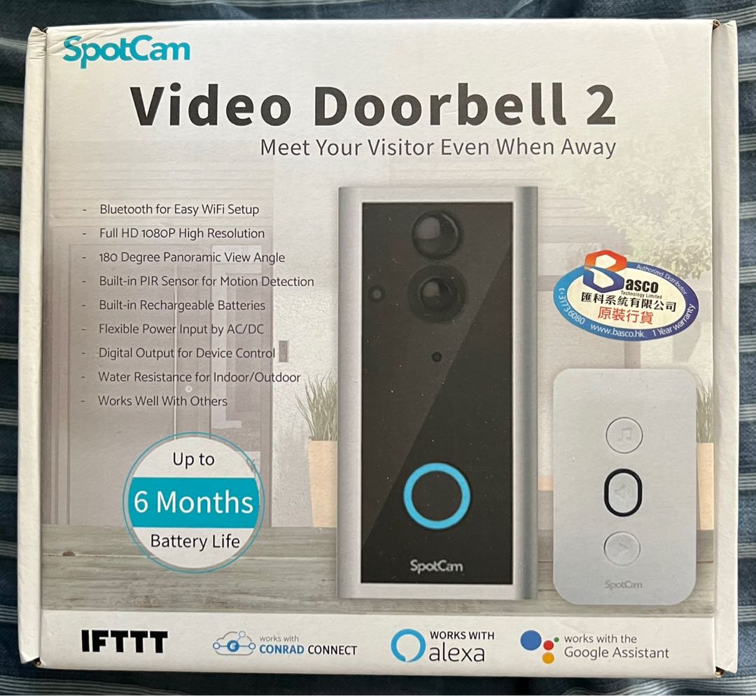 Spotcam doorbell top
