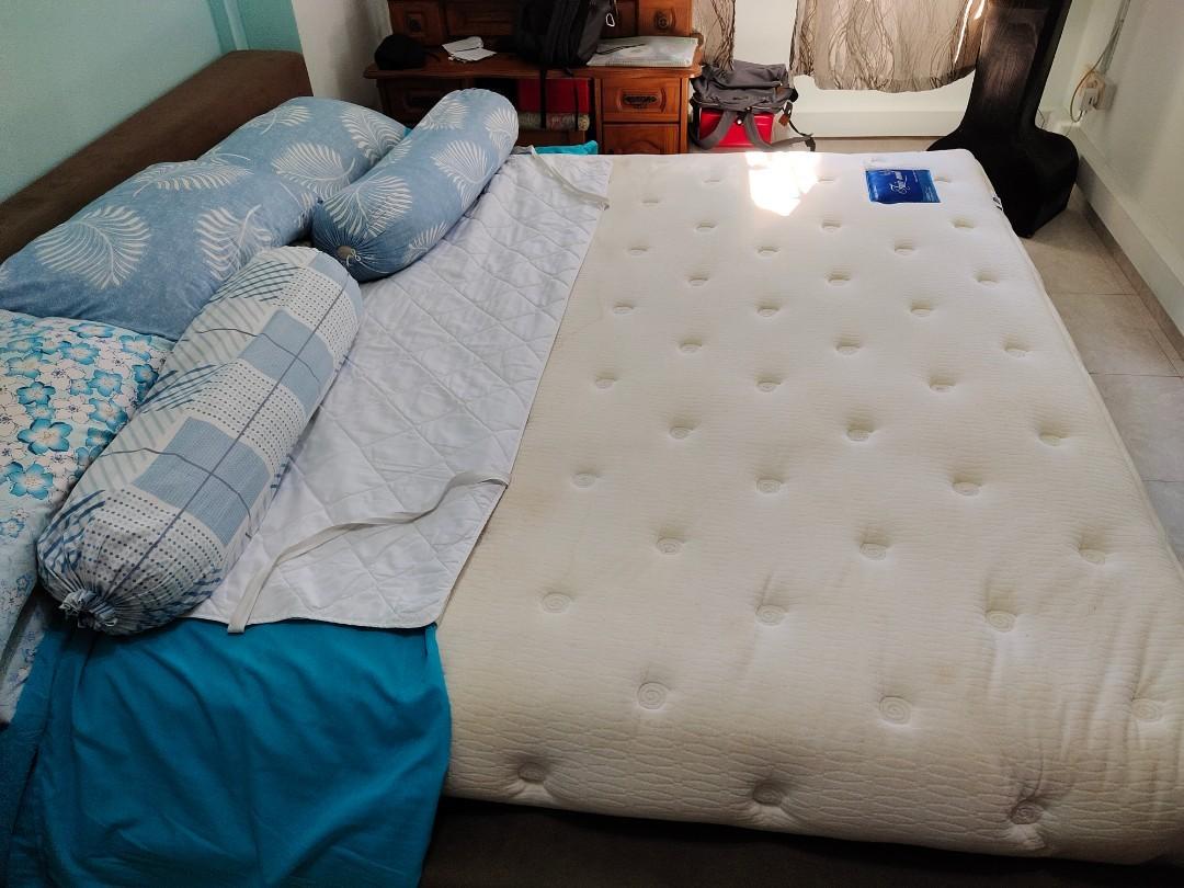 Super King bed , tv console, multi tier drawer, Furniture & Home Living