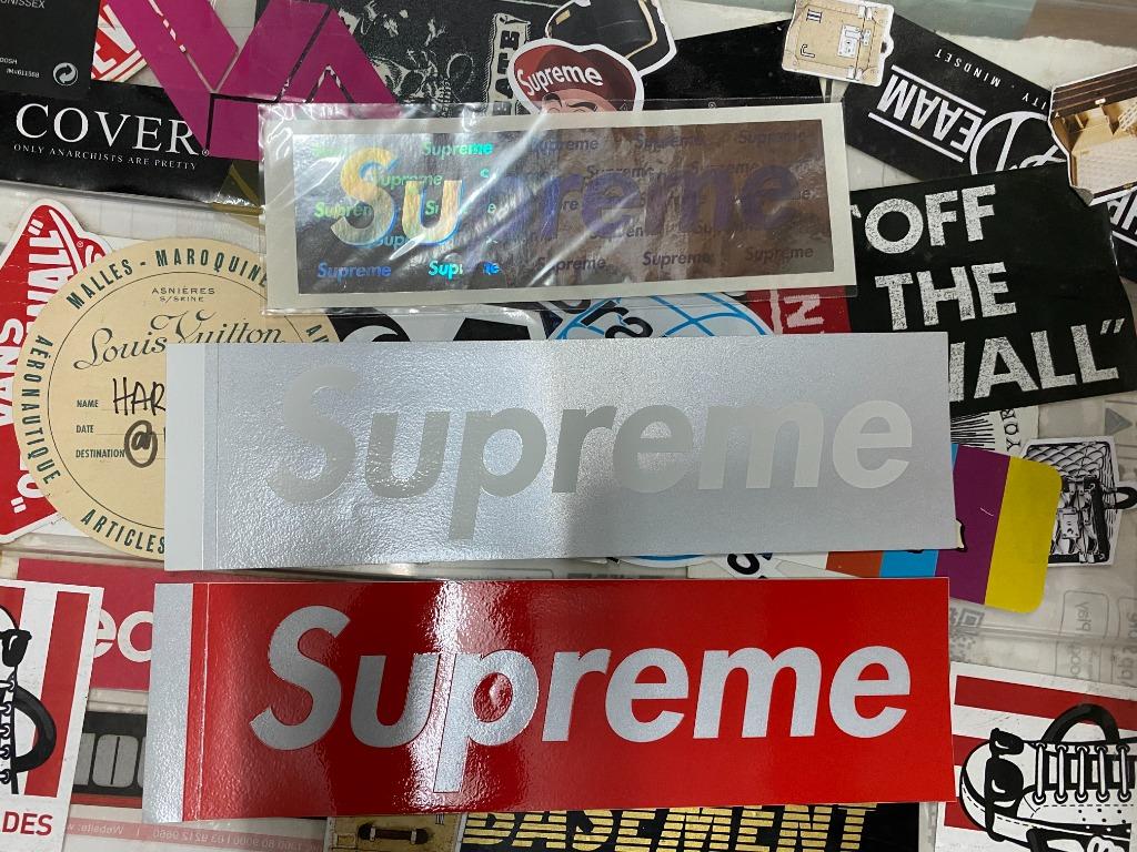 Supreme reflective sticker hotsell