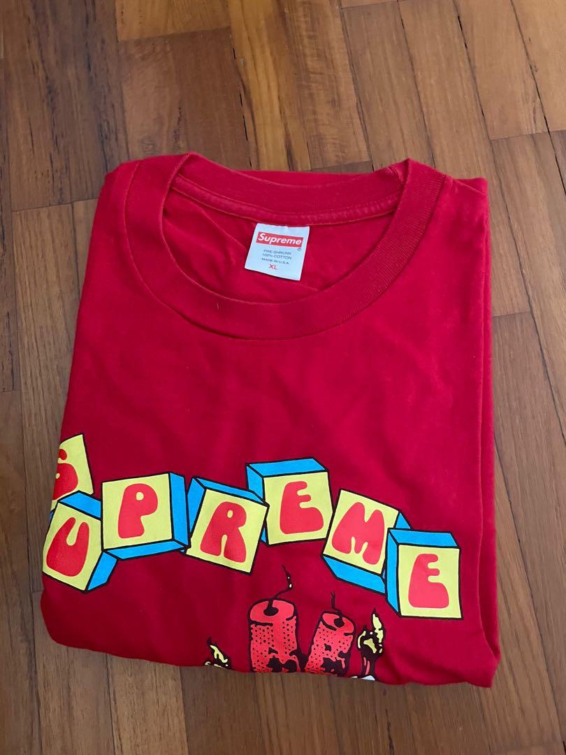 Supreme dynamite tee red discount