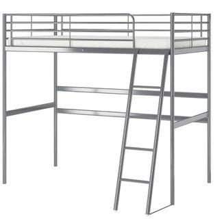 Sverta Ikea bunk/loft Bed - Refurbished powder coated matt brown