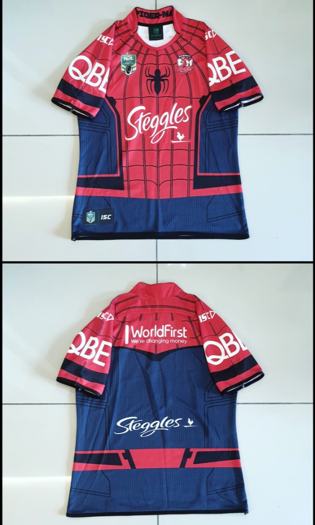 Sydney Roosters X Spiderman Rugby Jersey