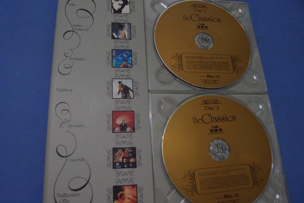 The Classics Leslie 張國榮CD ( 已拆封), 興趣及遊戲, 音樂、樂器