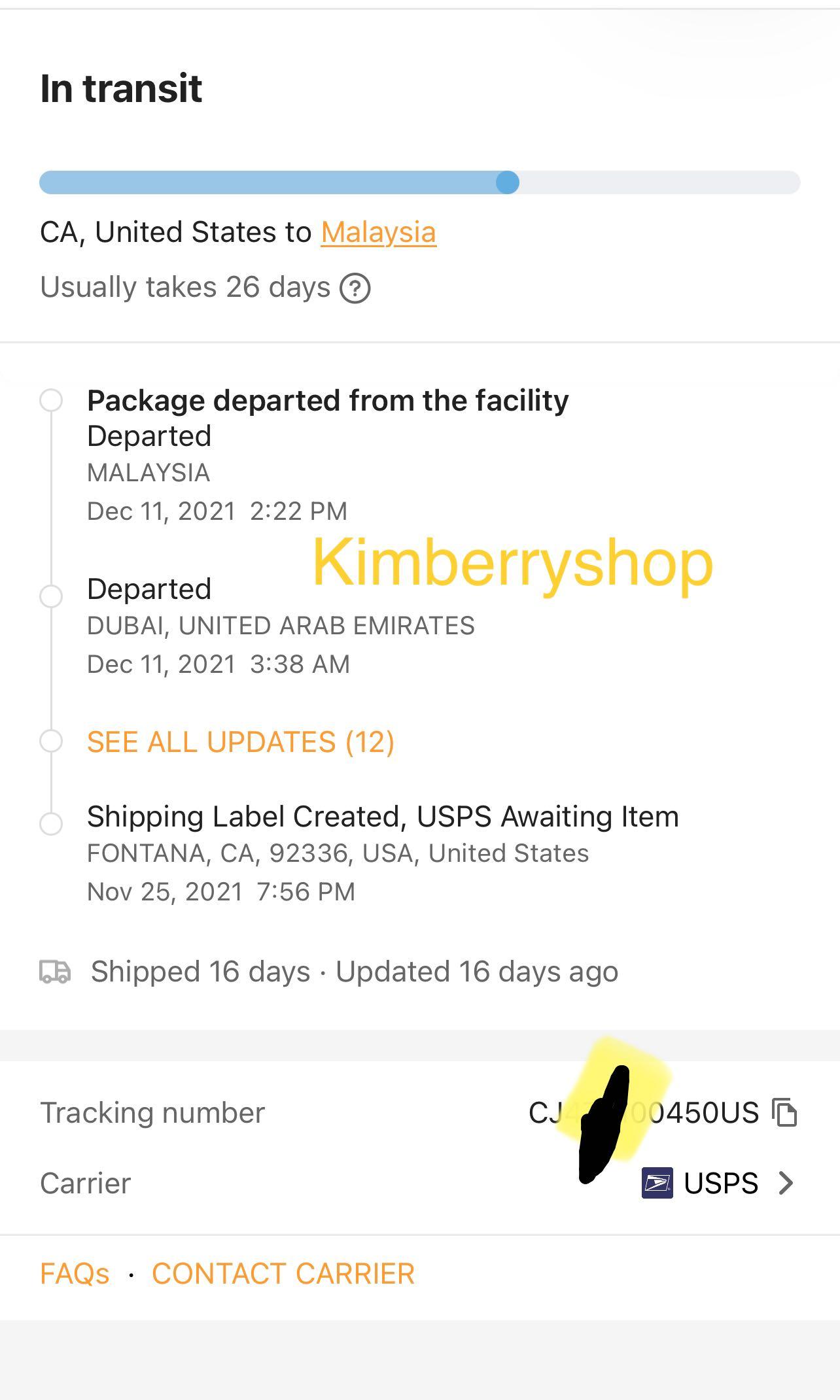 US Shipping records :Tracking number 0450US, Luxury ...