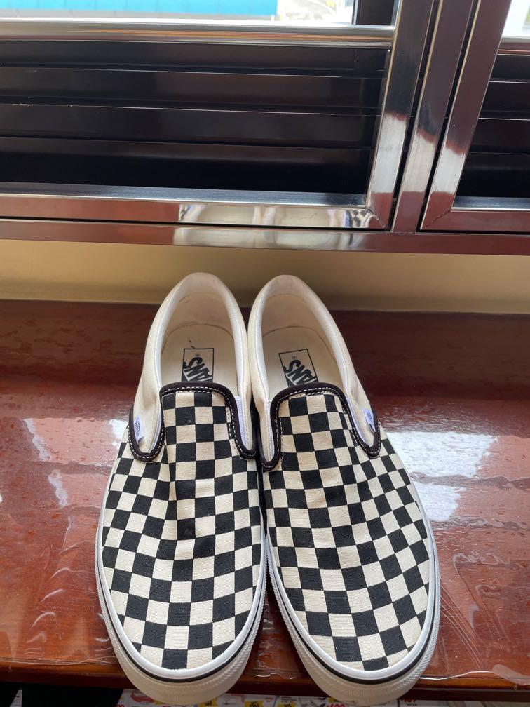 Checker slip on discount shoes