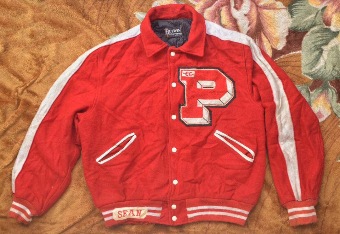 Vintage wool varsity jacket, Men's Fashion, Coats, Jackets and