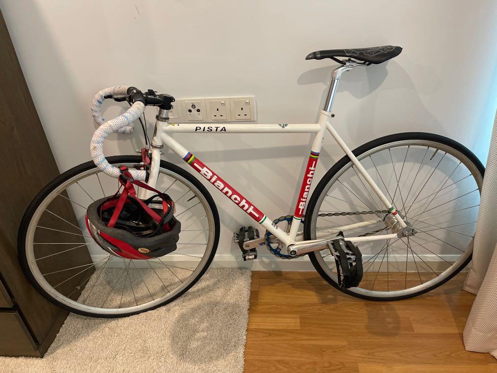 Bianchi pista white sales