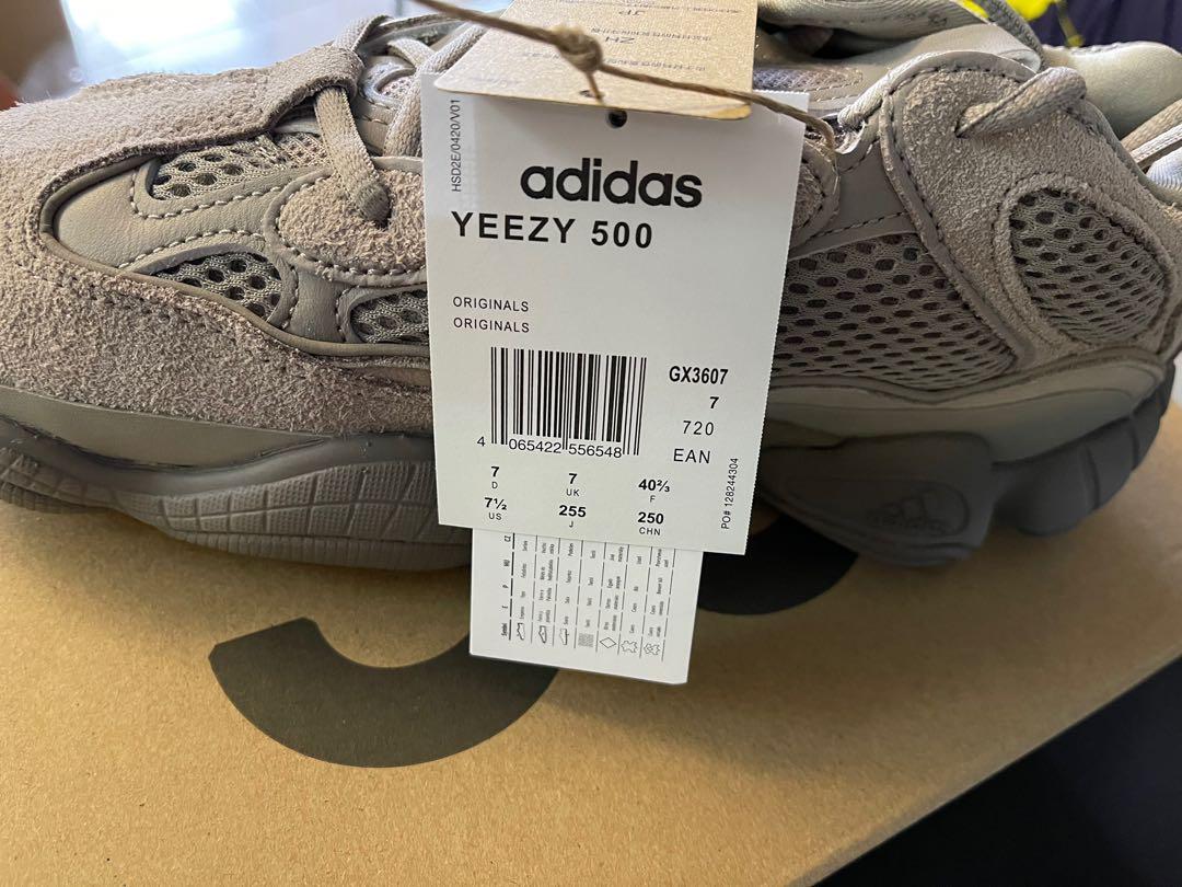 Yeezy 500 Ash Grey UK7