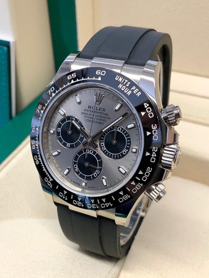 116519LN 2021 Rolex Daytona Grey Dial Oysterflex