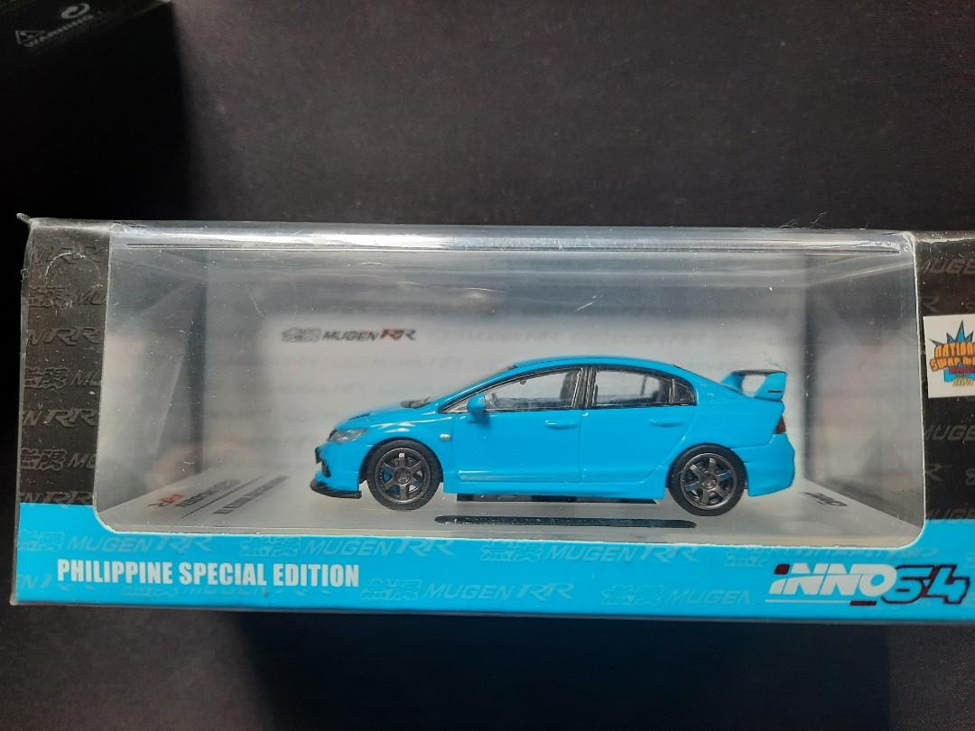 1 64 Honda Civic Type R Fd2 Mugen Rr Light Blue Inno64 Philippines Special Edition 興趣及遊戲 玩具 遊戲類 Carousell