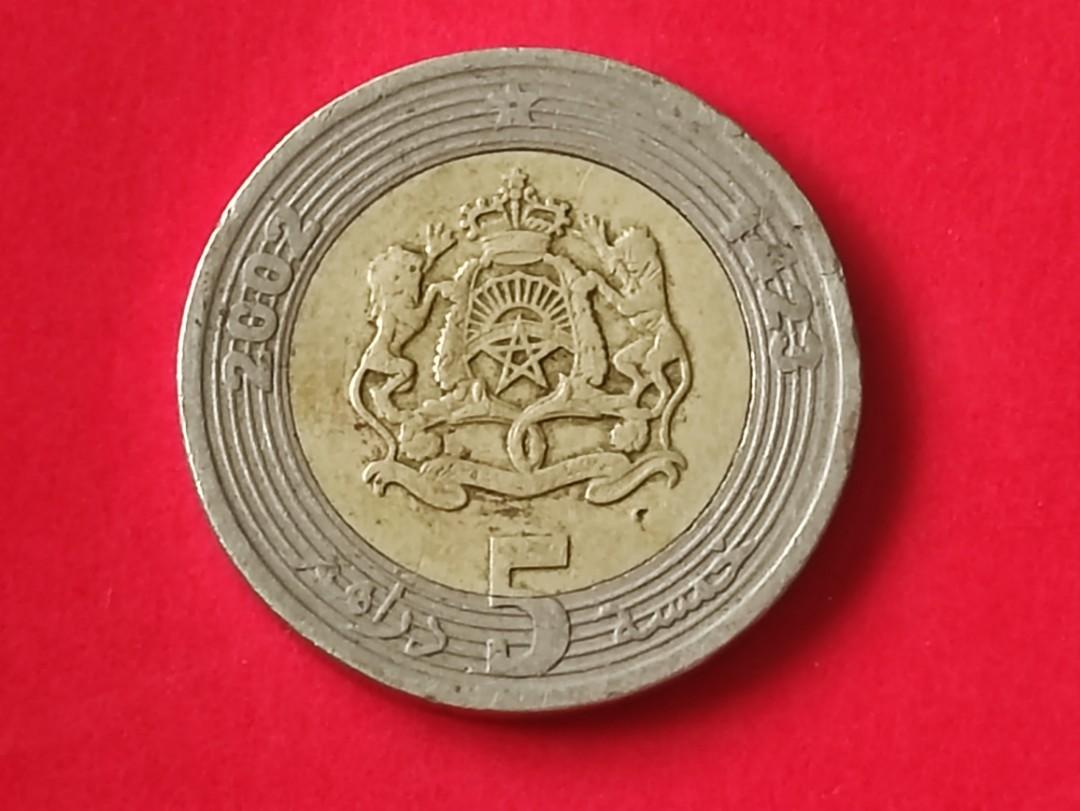 2002 5 Dirhams - Morocco (Category: Currency) located in Lipa City. Submitted by mark_collections (Listing ID 1131261374, Image 2). Description: 2002 5 Dirhams - Morocco Mode of Payment: Gcash.