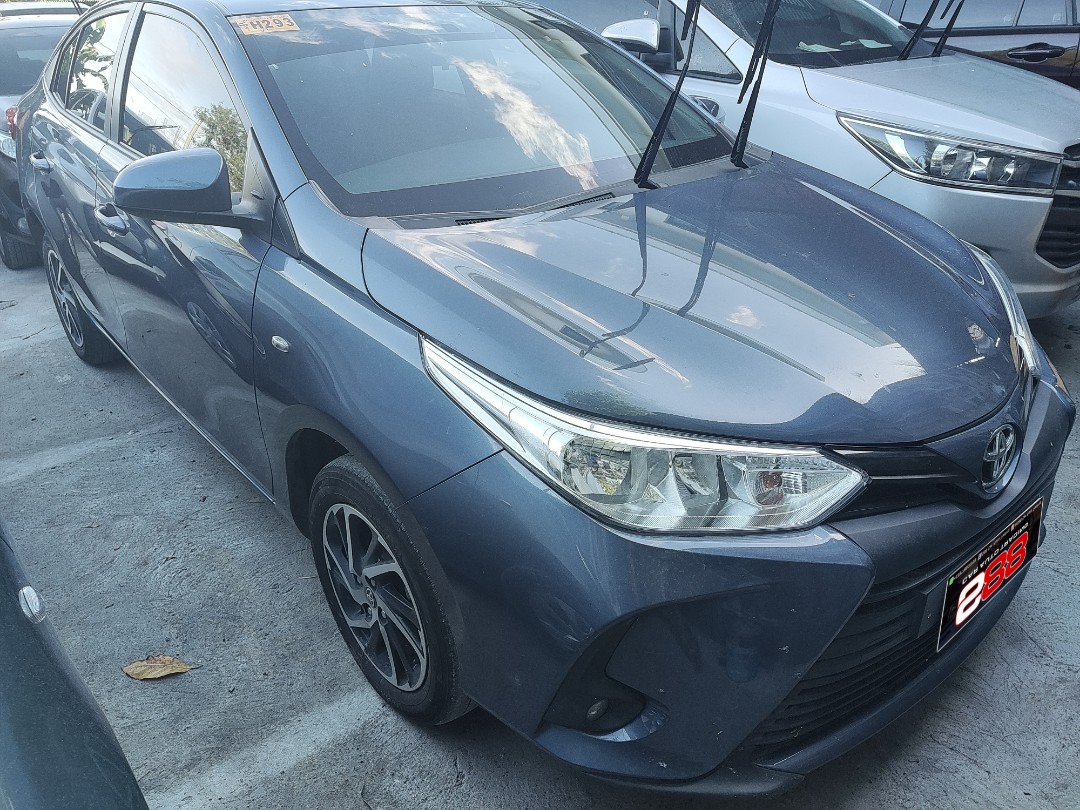 2021 Toyota vios 1.3 xle cvt GRAYISH BLUE Auto, Cars for Sale, Used