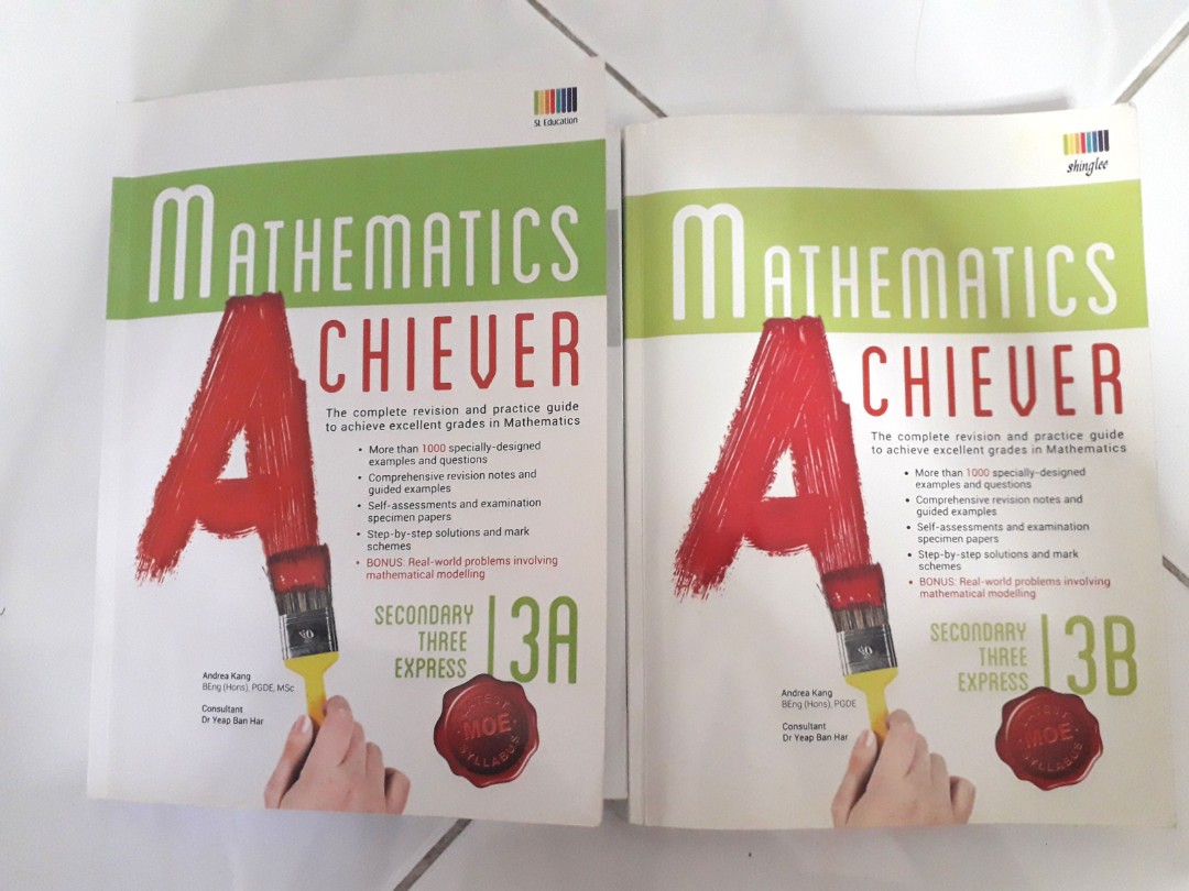 (2 FOR $13) Mathematics Achiever Assessment Book Secondary Three ...