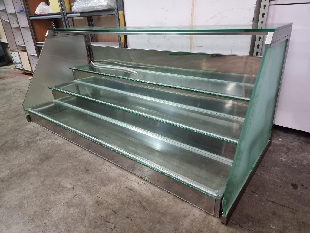 LOK LOK DISPLAY 3 TIER YONG TAU FU COUNTER TOP MALA DISPLAY STAINLESS ...