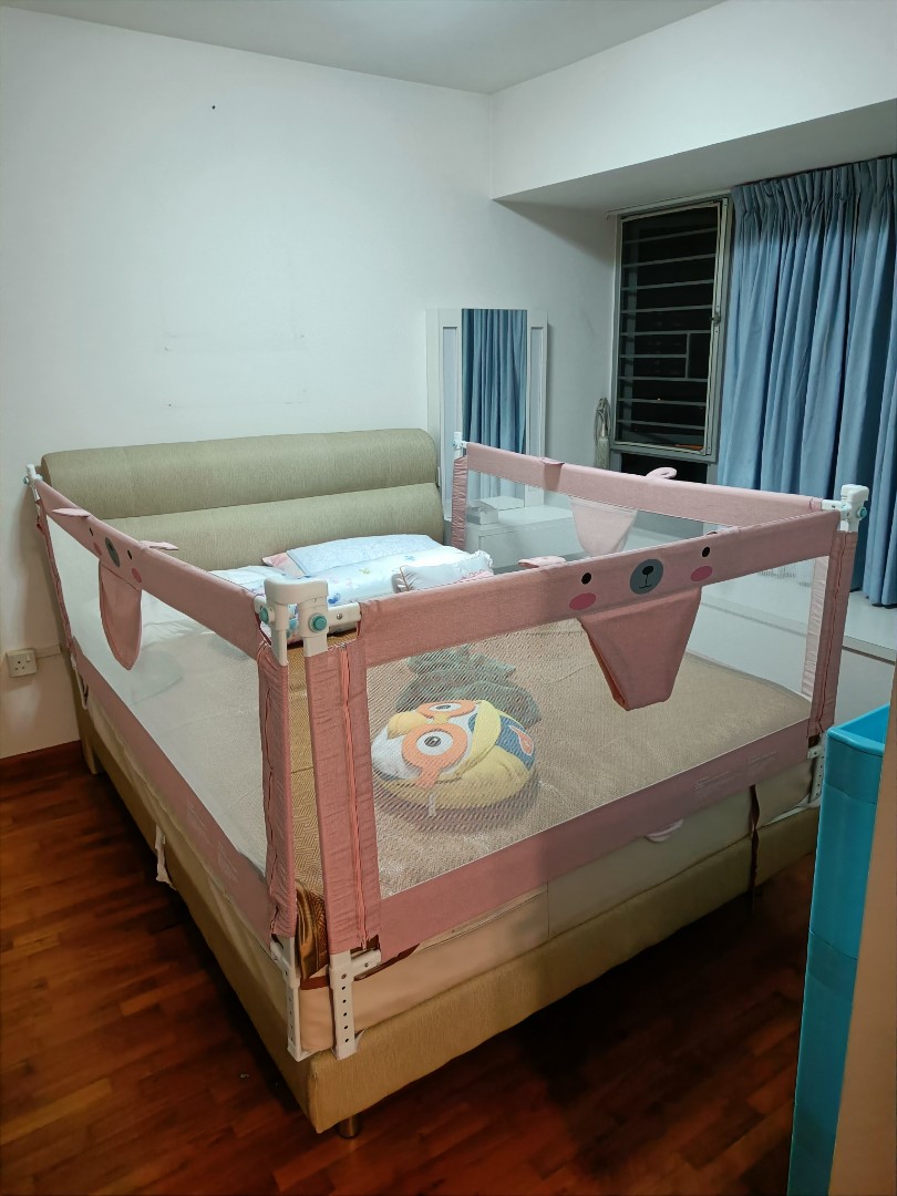 4th Generation Pakey Safety Bed Fence, Babies & Kids, Baby Nursery