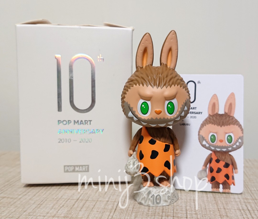 預訂) Pop Mart 10th Anniversary 10周年labubu 野人限量十週年