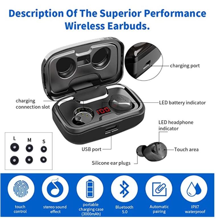 Aikela tws best sale bluetooth 5.0 headphones