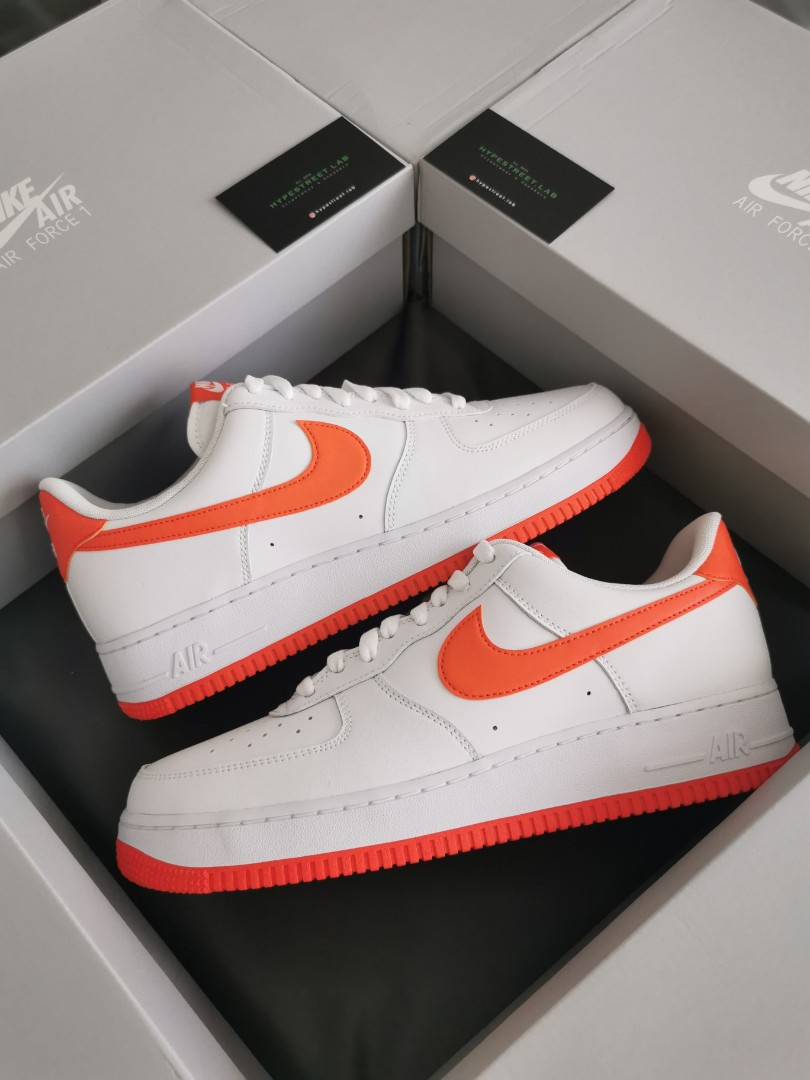 Air Force 1 White Team Orange