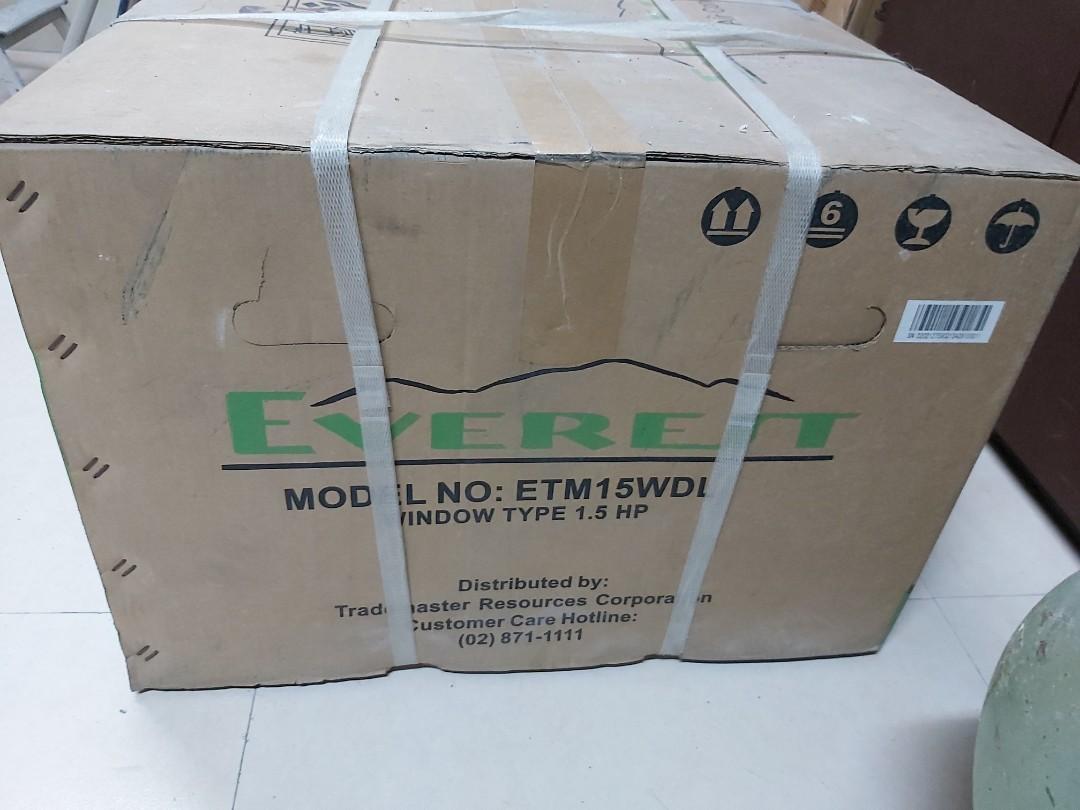 Aircon, Box Type Aircon, Everest Box Type Aircon, Everest ETM15WDL
