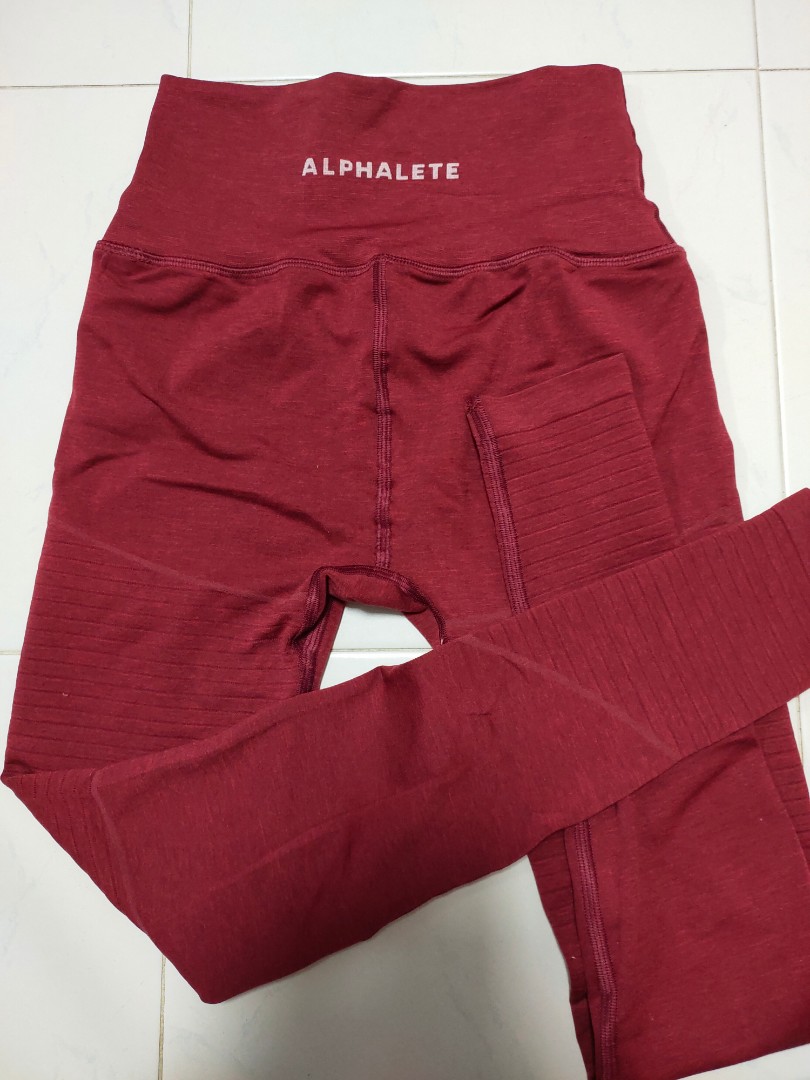 Alphalete Amplify legging (wisteria), Men's Fashion, Activewear on Carousell