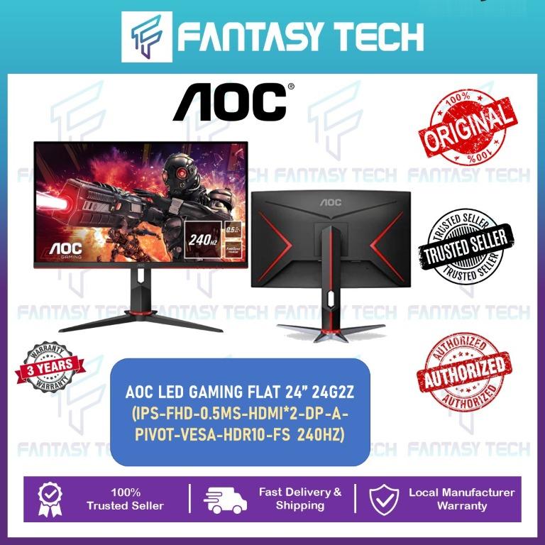 Aoc 24g2z 24inch I C27g2z 27 240hz Flat Gaming Monitor Ips Full Hd 0 5ms Fs 240hz Electronics Computers Others On Carousell