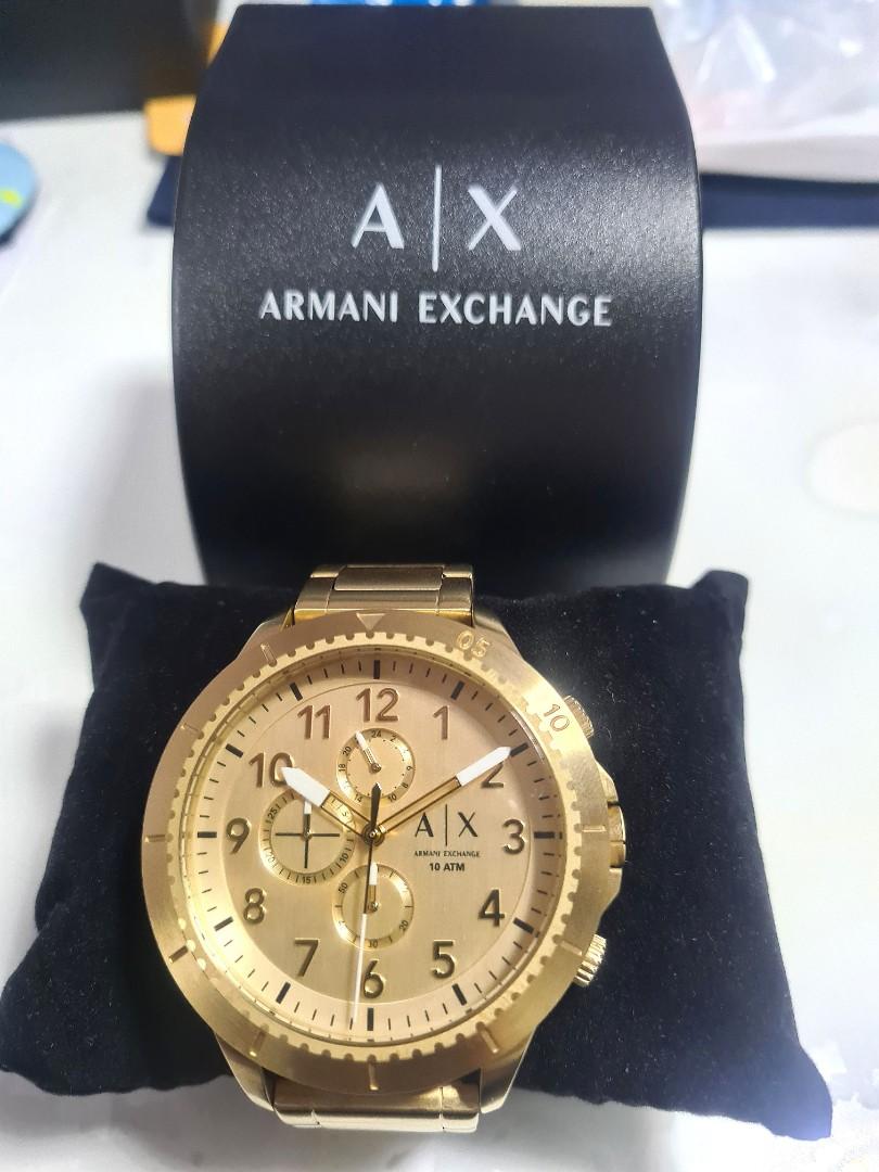 Armani Exchange Gold Watch(AX1752), Men's Fashion, Watches 