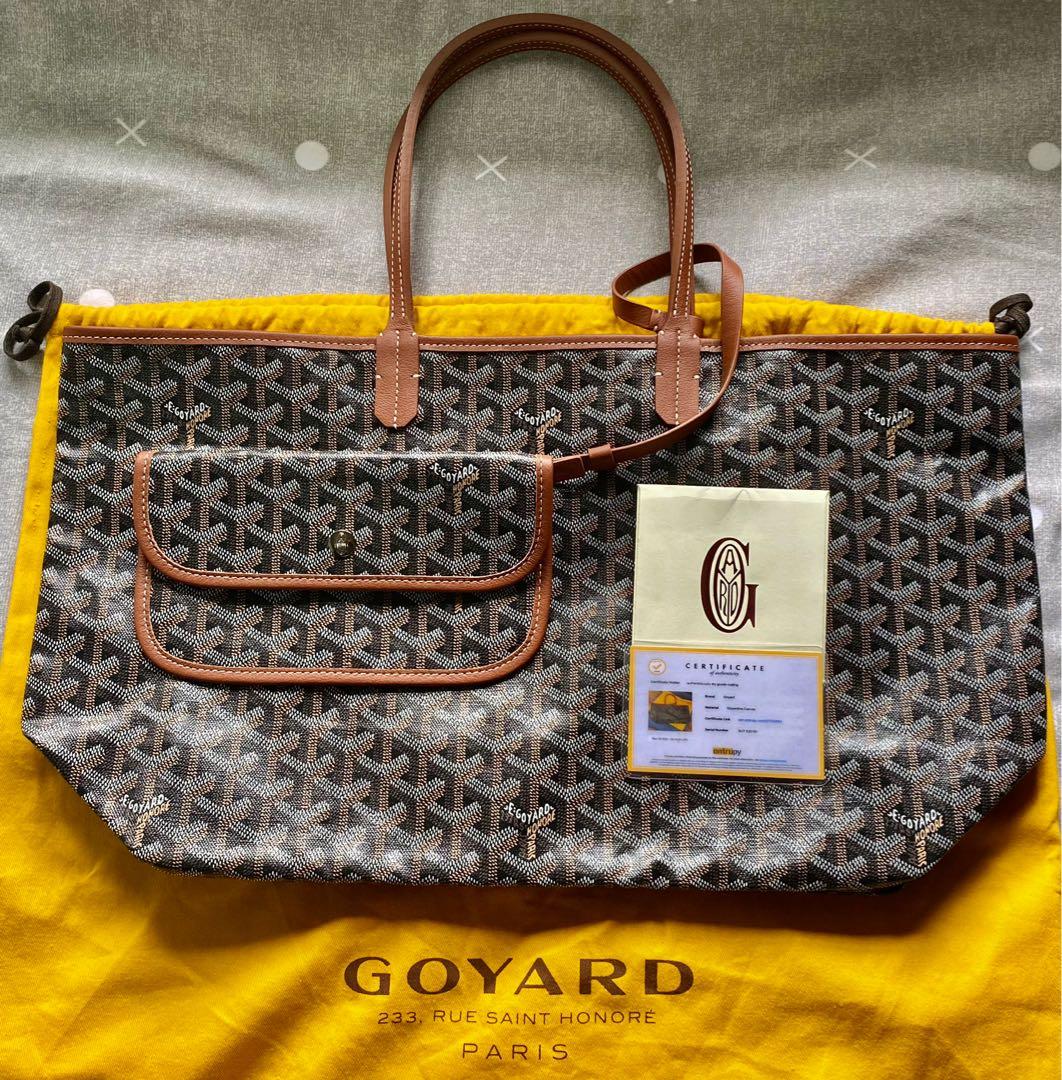 Authentic Goyard Saint Louis Tote Bag PM, Luxury, Bags & Wallets