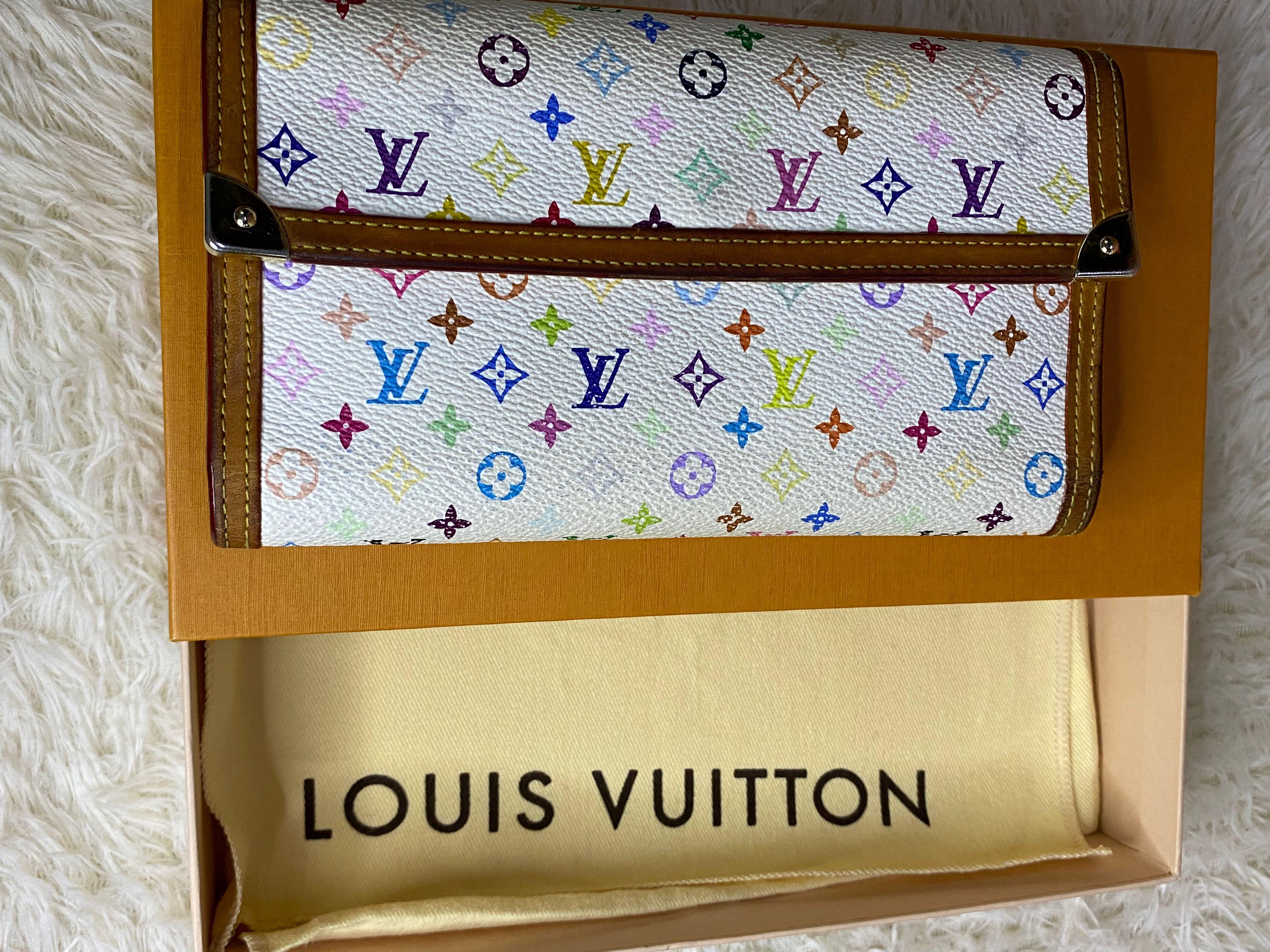 Fast Break Sale!Authentic LV Multi-colored wallet (Category: Luxury Bags & Wallets) located in Cagayan de Oro. Submitted by riggstuffs (Listing ID 1131384076, Image 1). Description: Preloved wallet from Japan source Guaranteed Authentic Exterior and interior areas of the wallet need cleaning BUT no flaws With dust bag and box DISCLAIMER: Riggstuffs is not affiliated or associated with any brand posted. All trademarks and copyrights belong solely 