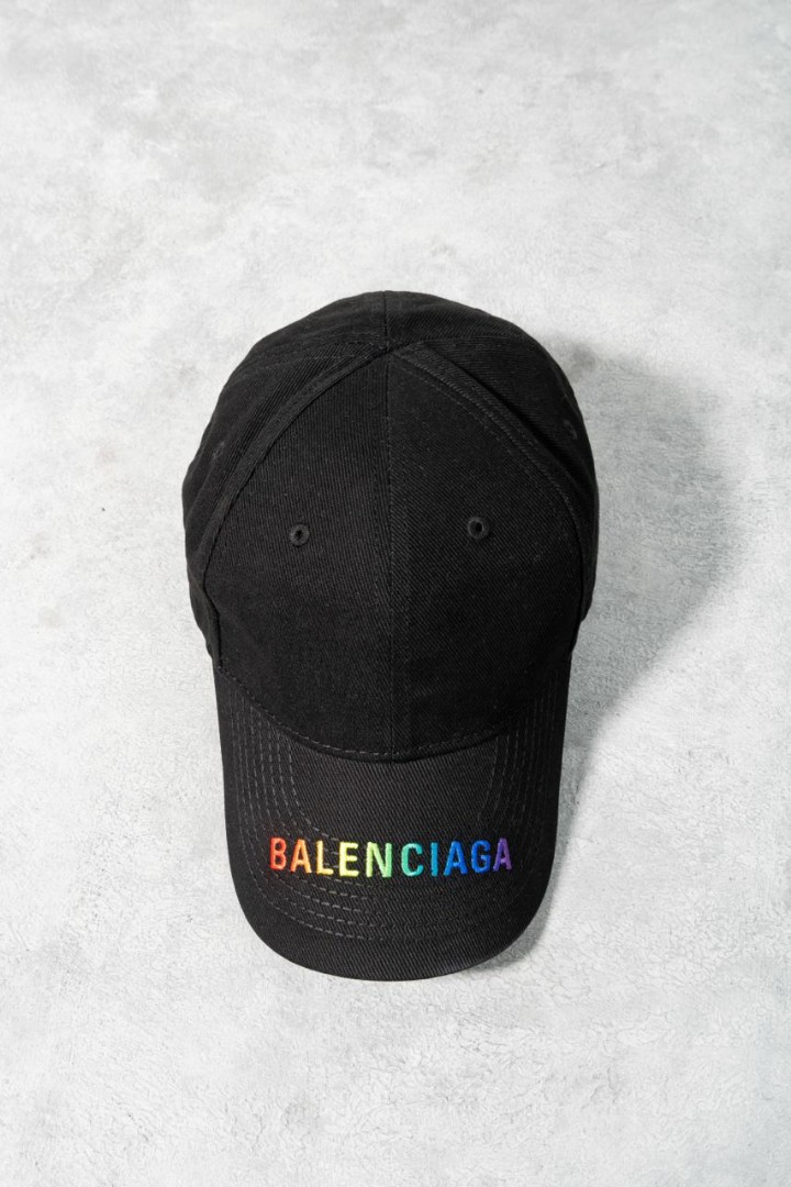 Balenciaga Visor Cap Black Multicolor L 