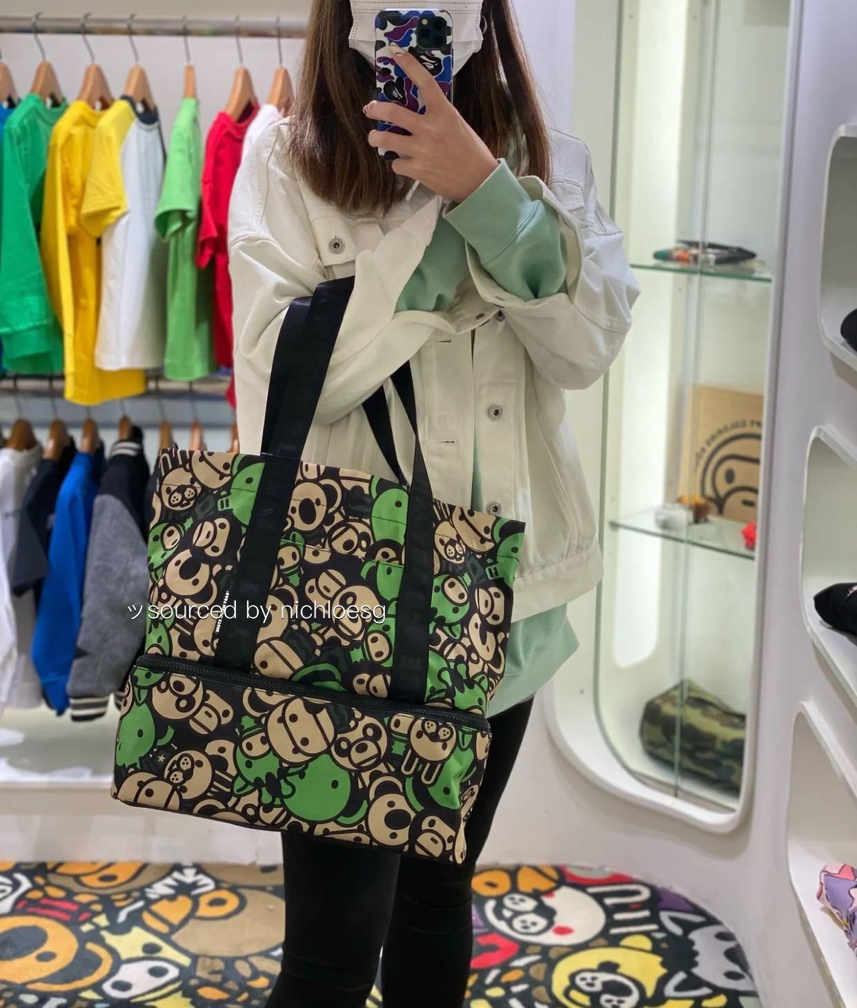 BAPE BABY MILO TOTE BAG, Women's Fashion, Bags & Wallets, Tote Bags on ...