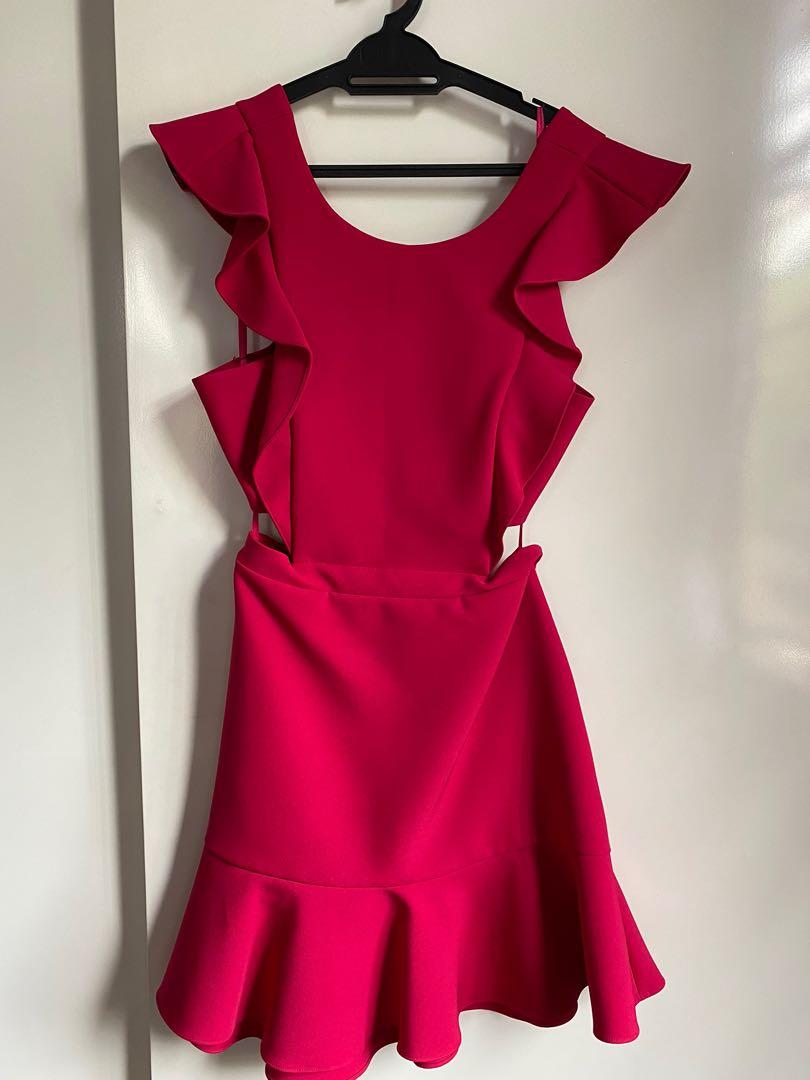 Bcbg red clearance dress short